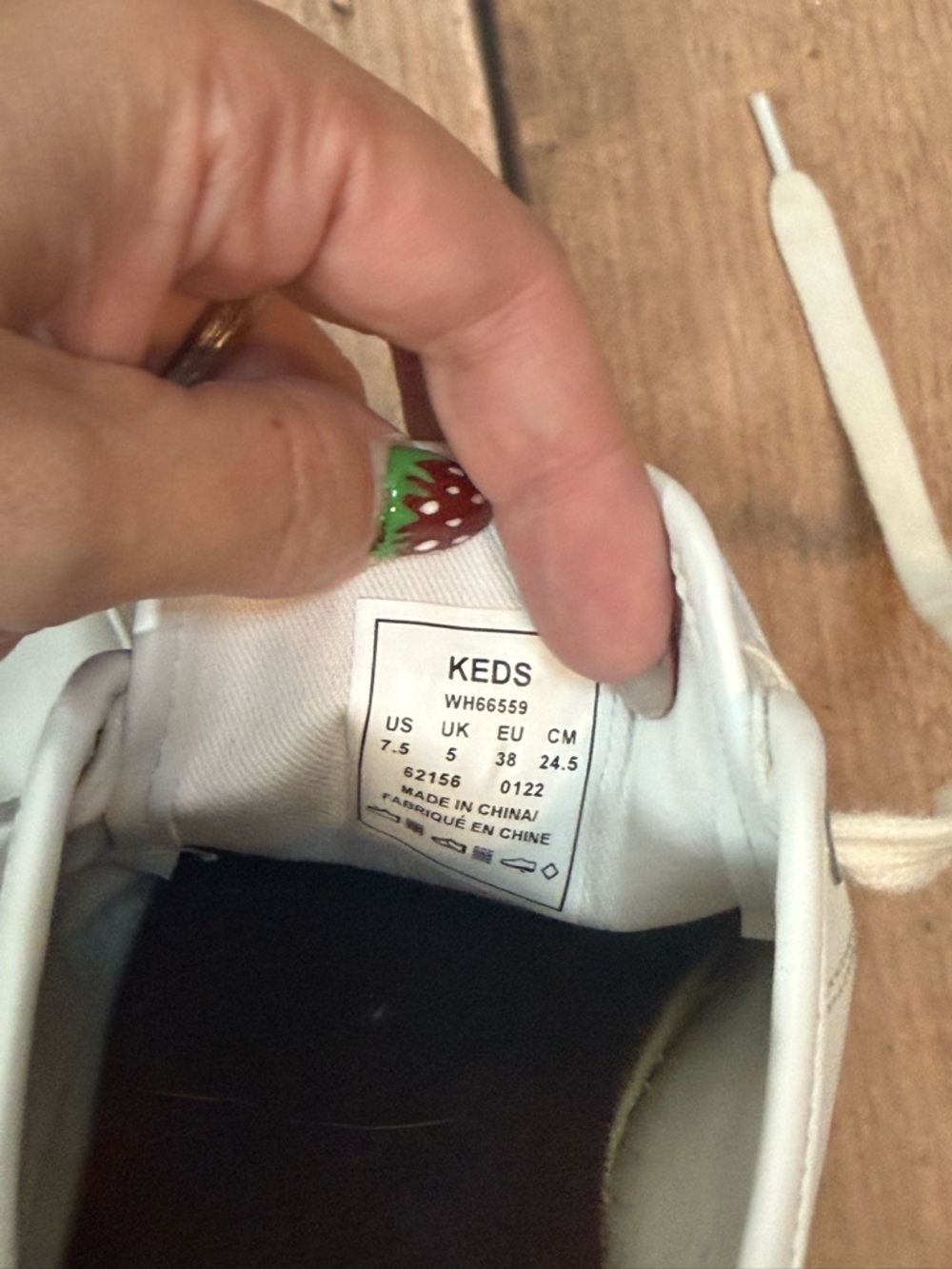 Keds White Women's Low-Top Lace-Up Sneakers - Picture 8 of 8